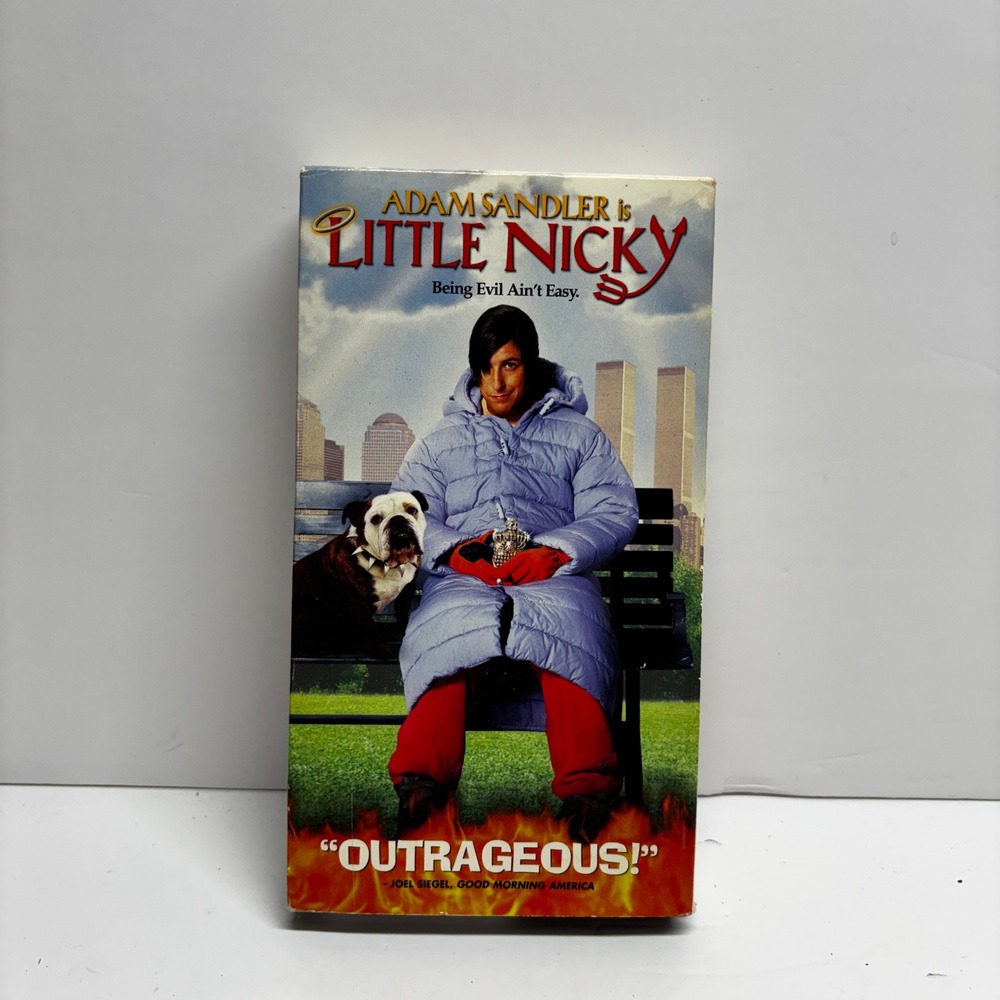 Little Nicky VHS Movie Adam Sandler 2000 Comedy New Line Home Entertainment A22